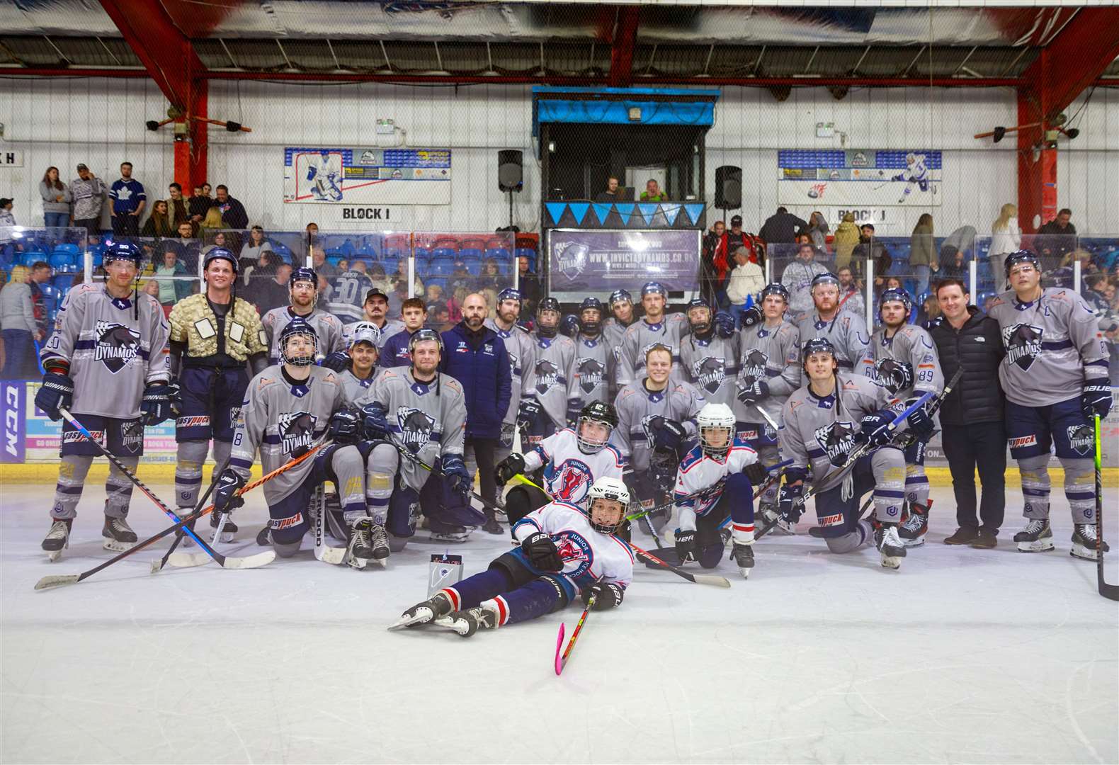 Invicta Dynamos enjoyed a tough weekend against champions Streatham Picture: David Trevallion