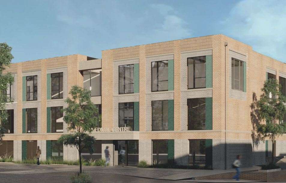 A CGI of the proposed medical centre. Picture: Hollaway Architects
