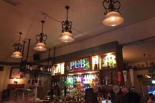 The latest makeover at The Dolphin included plenty of trendy lightbulbs and fittings – the colourful sign behind the bar previously graced the Thomas Becket pub