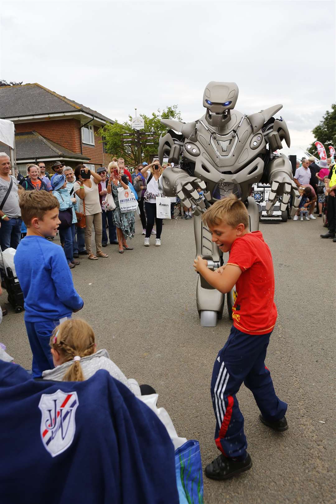 Titan the robot will be back to delight visitors again Picture: Andy Jones