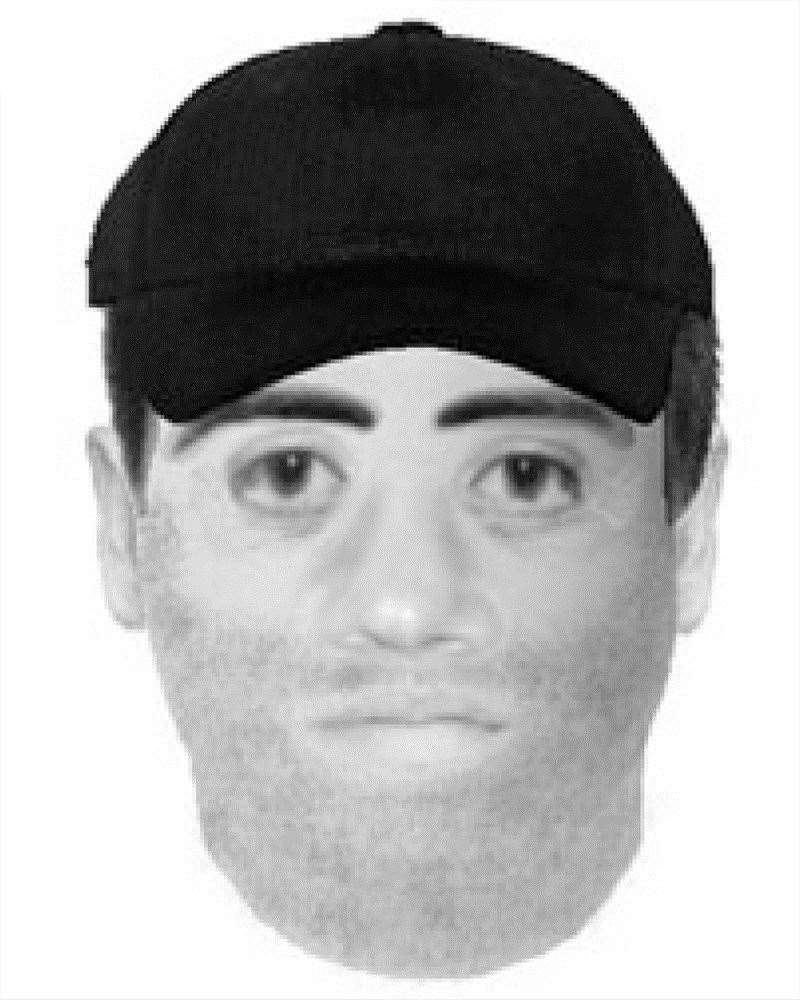 An e-fit of a suspect in the Alan Wood murder case