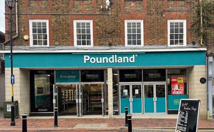 The Poundland in Sittingbourne where Woolies used to be