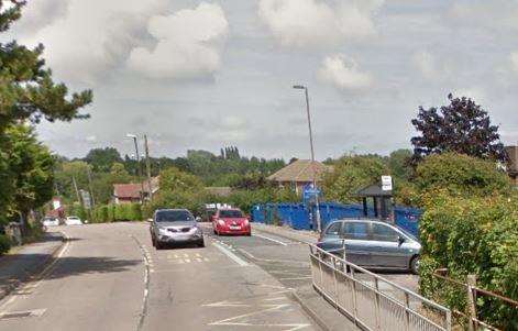 The accident took place by Blean Primary School. Picture: Google Street View