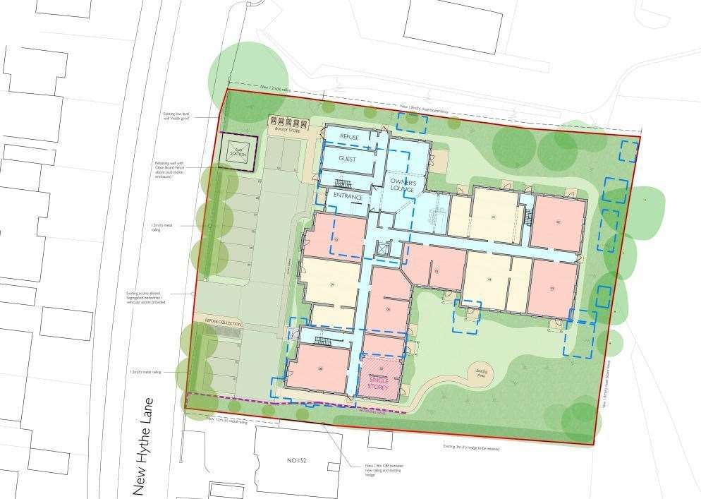The plan for the older living complex