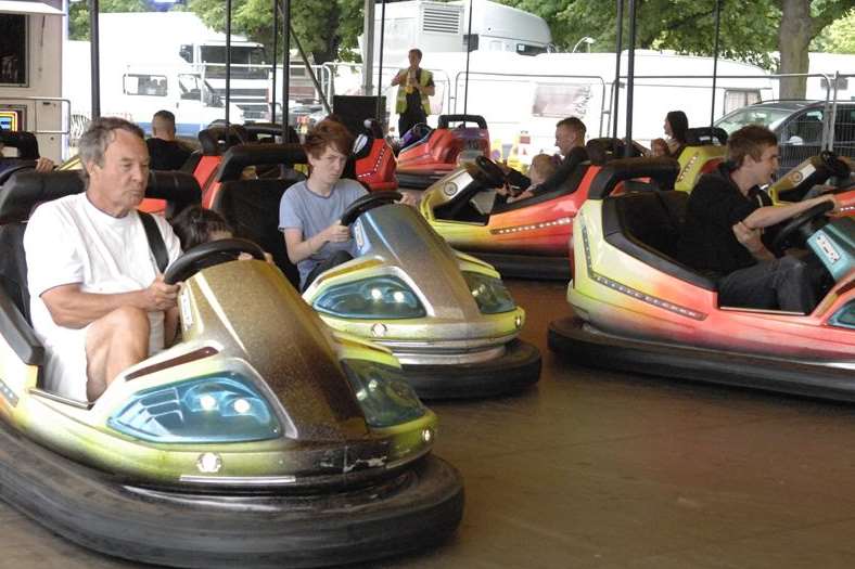 Dodgems at a funfair (file picture)