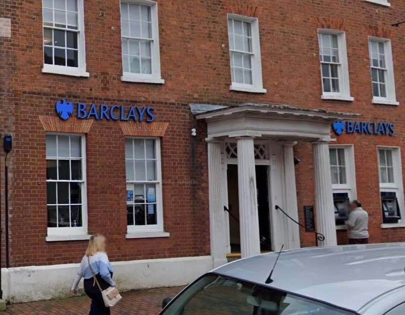 Barclays Bank in Sittingbourne High Street. Picture: Google Street View