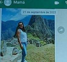 A WhatsApp picture sent to her Karla’s mother