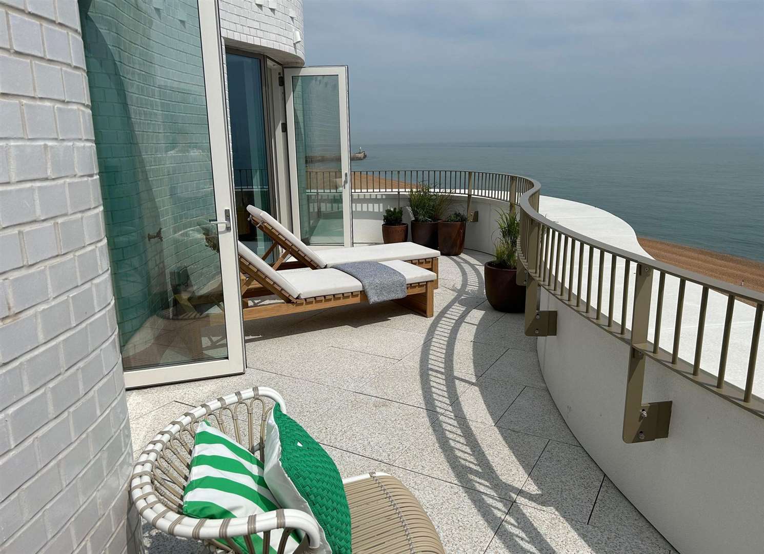 The new homes at Shoreline will offer views over the English Channel
