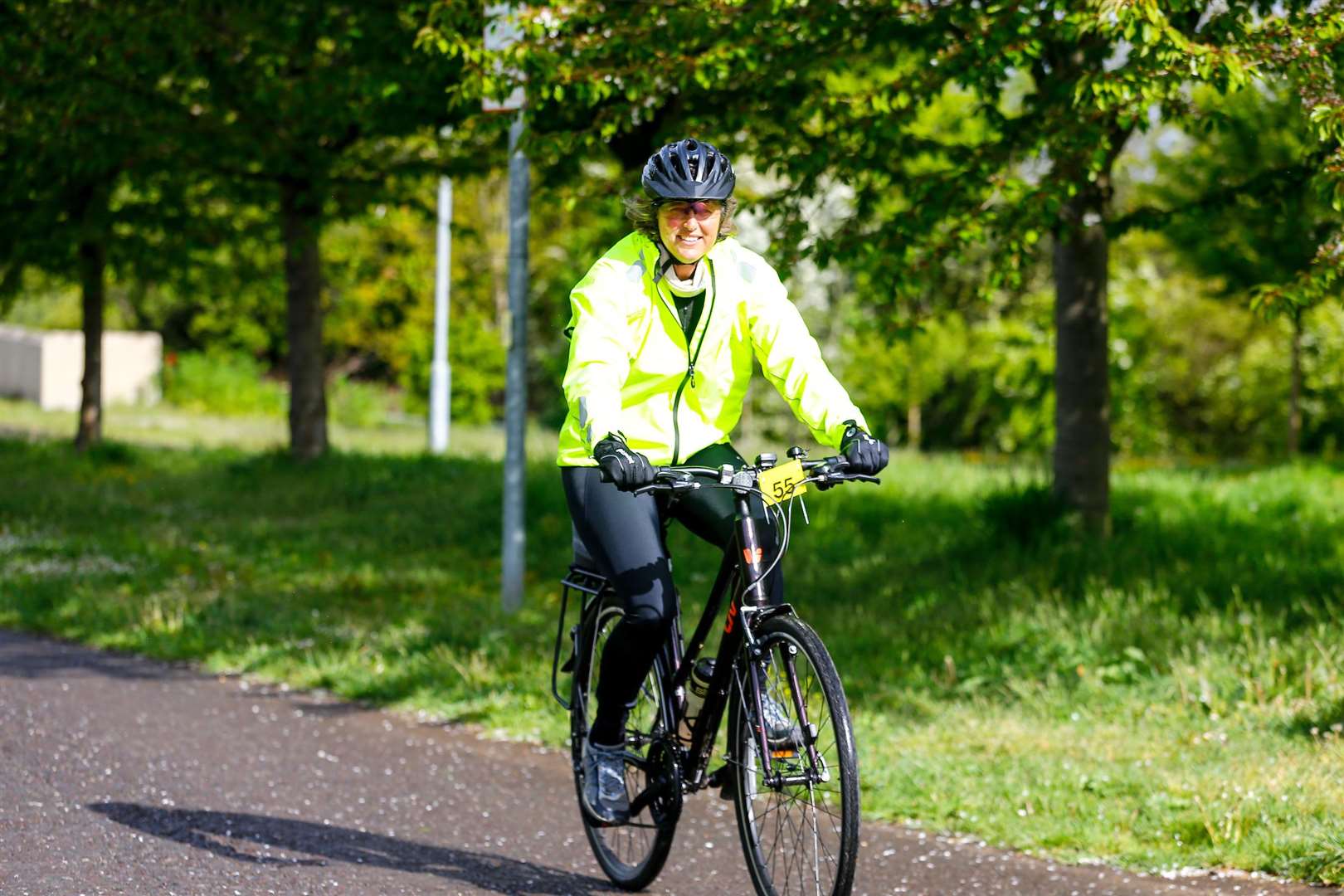 Highest fundraiser Anna Kish completed the KM Big Bike Ride, Gravesend for Tunbridge Wells charity Sleep Pod. (47415732)