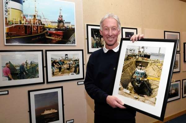 Martin Verrier is holding a photographic exhibition at Sheerness Library, Russell Street, of images taken by him when he worked at Sheerness Ship Repair yard