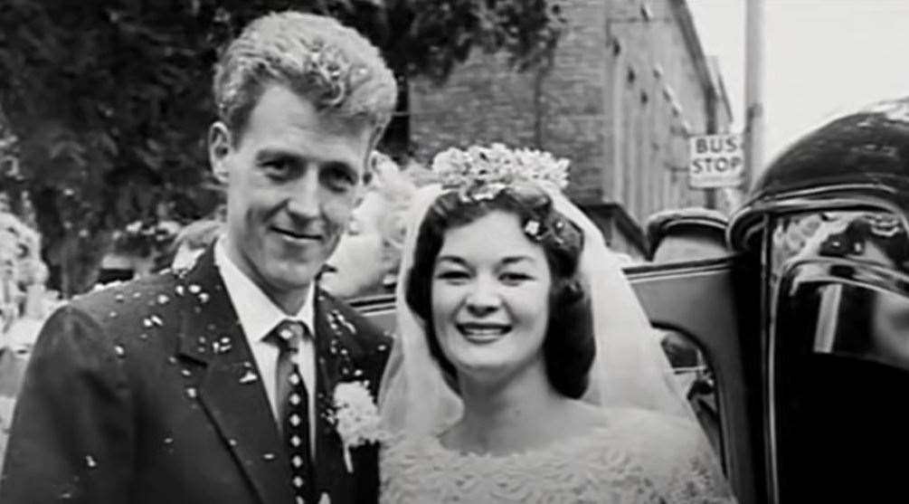 Rod Hull and his first wife Sandra. Picture: Rod Hull: A Bird In The Hand/Channel 4