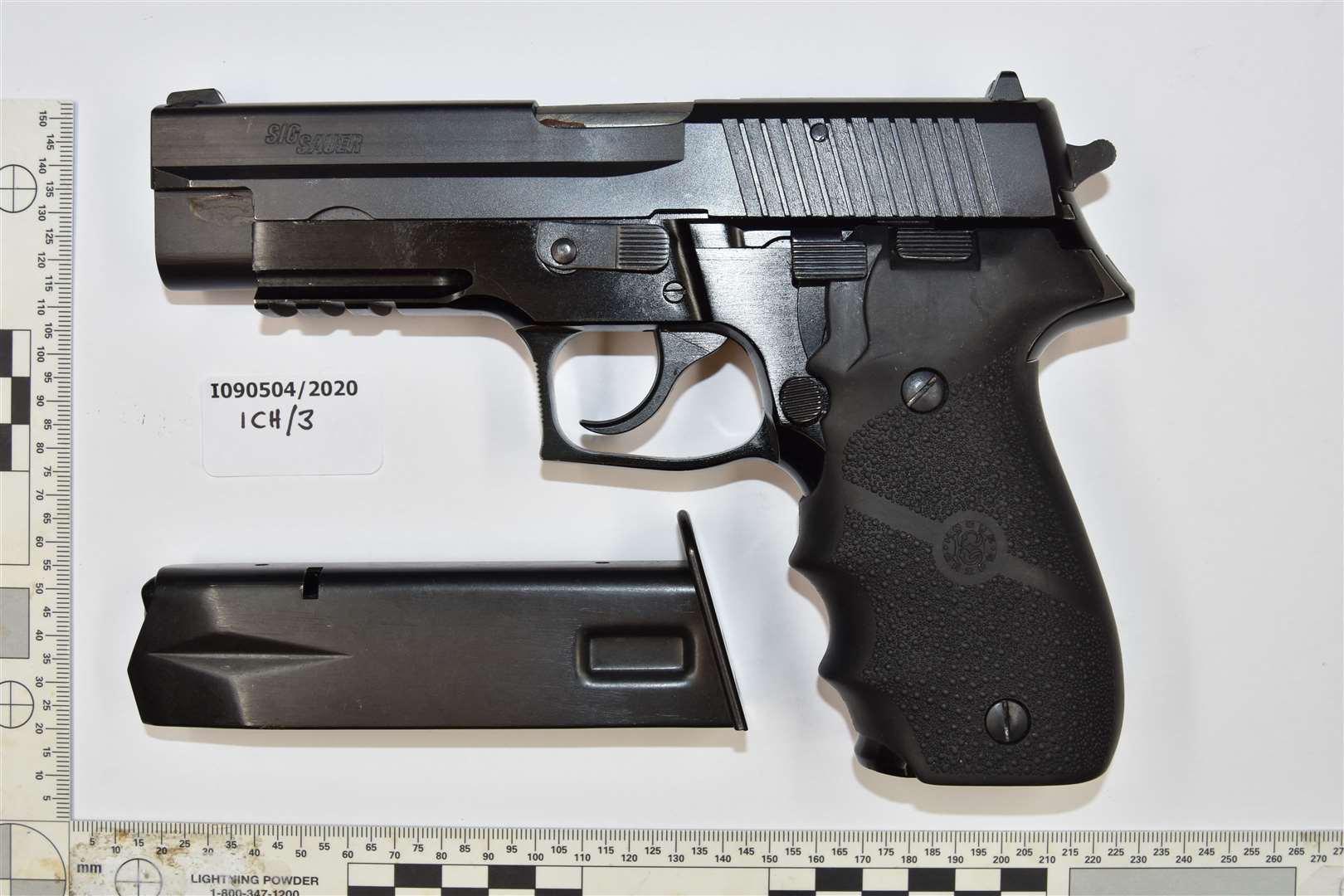 One of the weapons seized by the police. Photo: Met Police