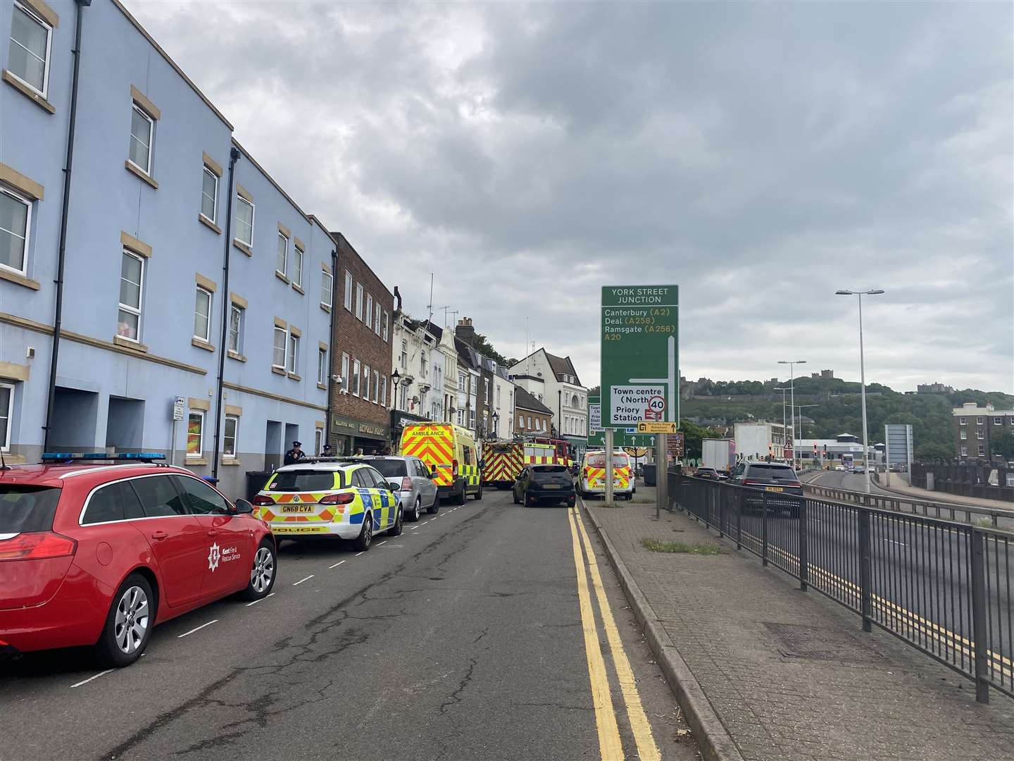 Police, fire and ambulance crews called to Snargate Street, Dover