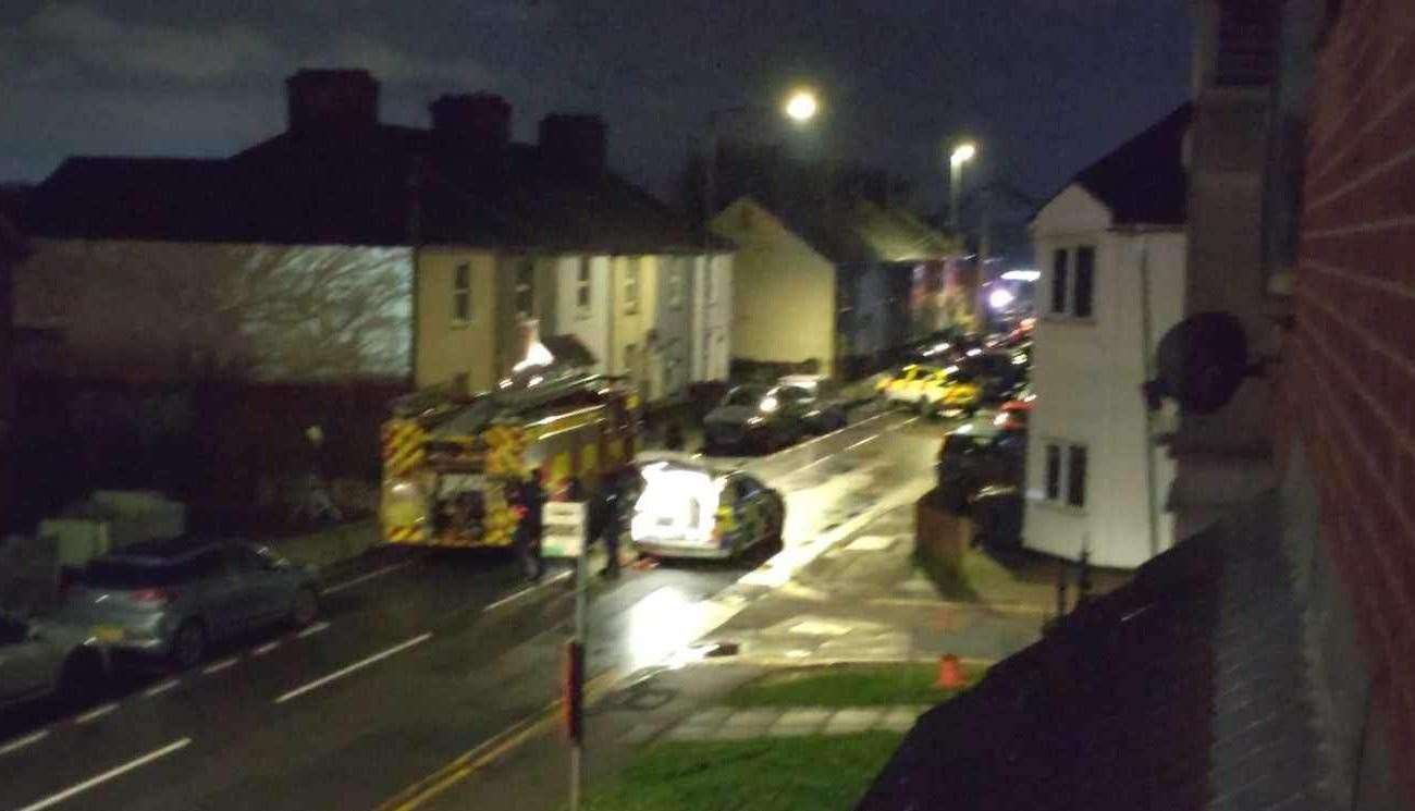 Part of Holborough Road has been closed. Picture: Bam Savage