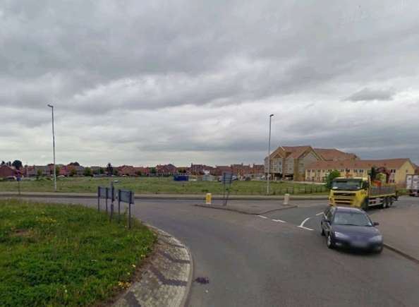 The site in Sittingbourne in 2009 where the Archers Park development now appears. Picture: Google Street View