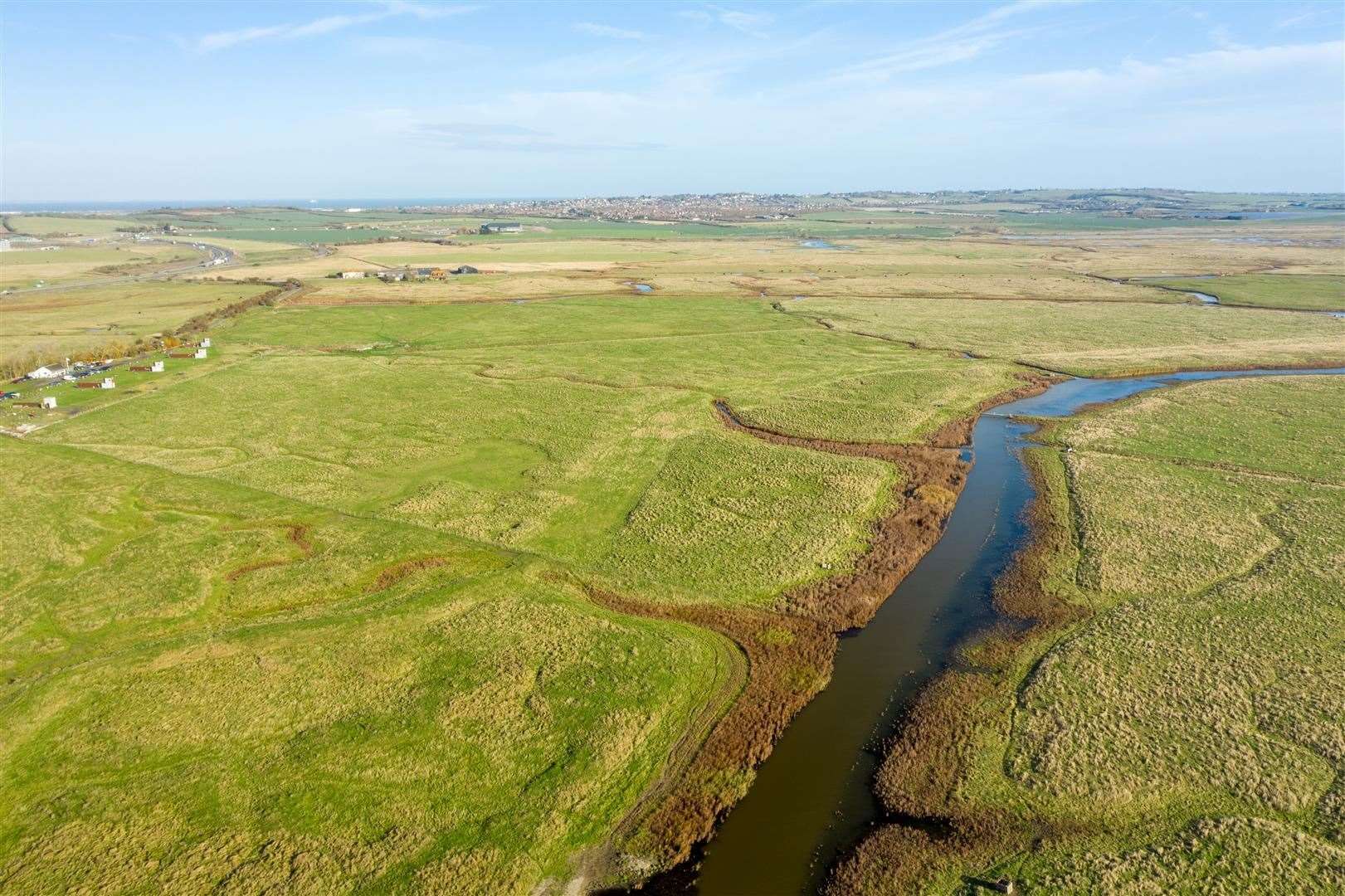 Marshland up for grabs as part of the Cowstead Farm sale on Sheppey. Picture: George Webb Finn