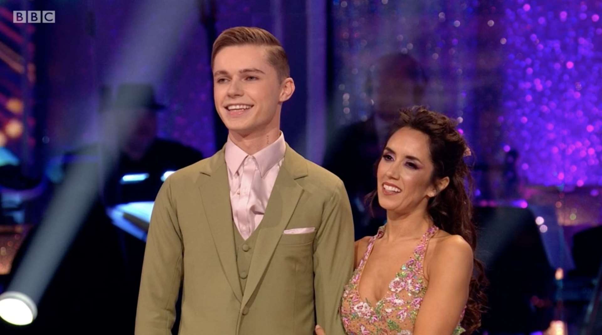 HRVY from Dartford came joint top of the leader board in week two of Strictly Come Dancing. Picture: BBC