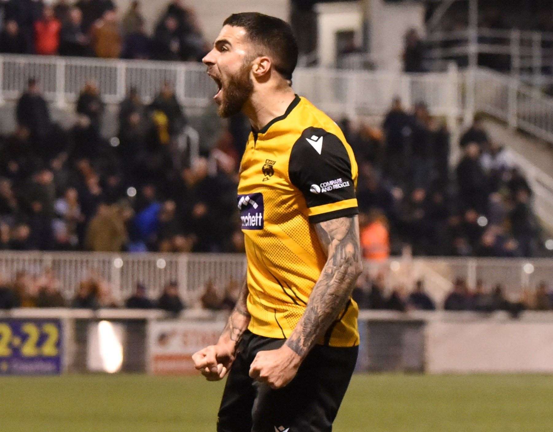 Joan Luque fired Maidstone to the National League South title last season. Picture: Steve Terrell