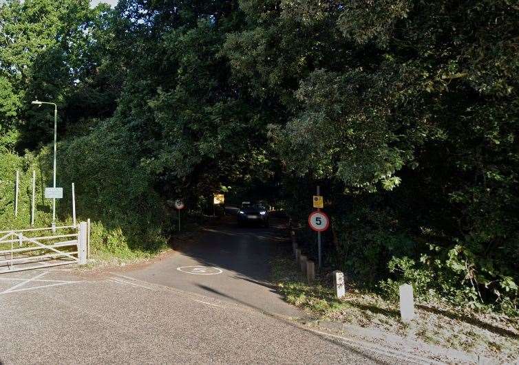 The Willington Street entrance to Mote Park where Connor Carey went for a walk with Murphy and Bramble. Picture: Google
