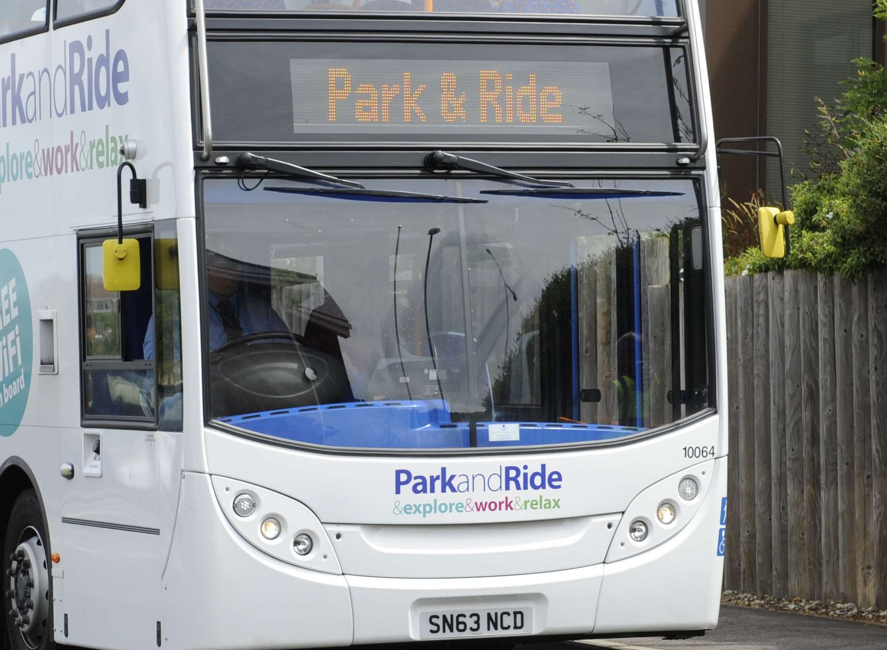 Park and ride is used in Canterbury and Maidstone