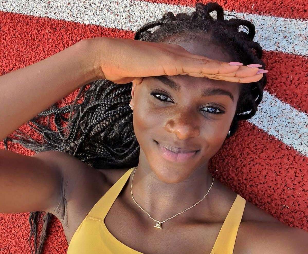 Dina Asher-Smith. Picture: Dina Asher-Smith / Twitter