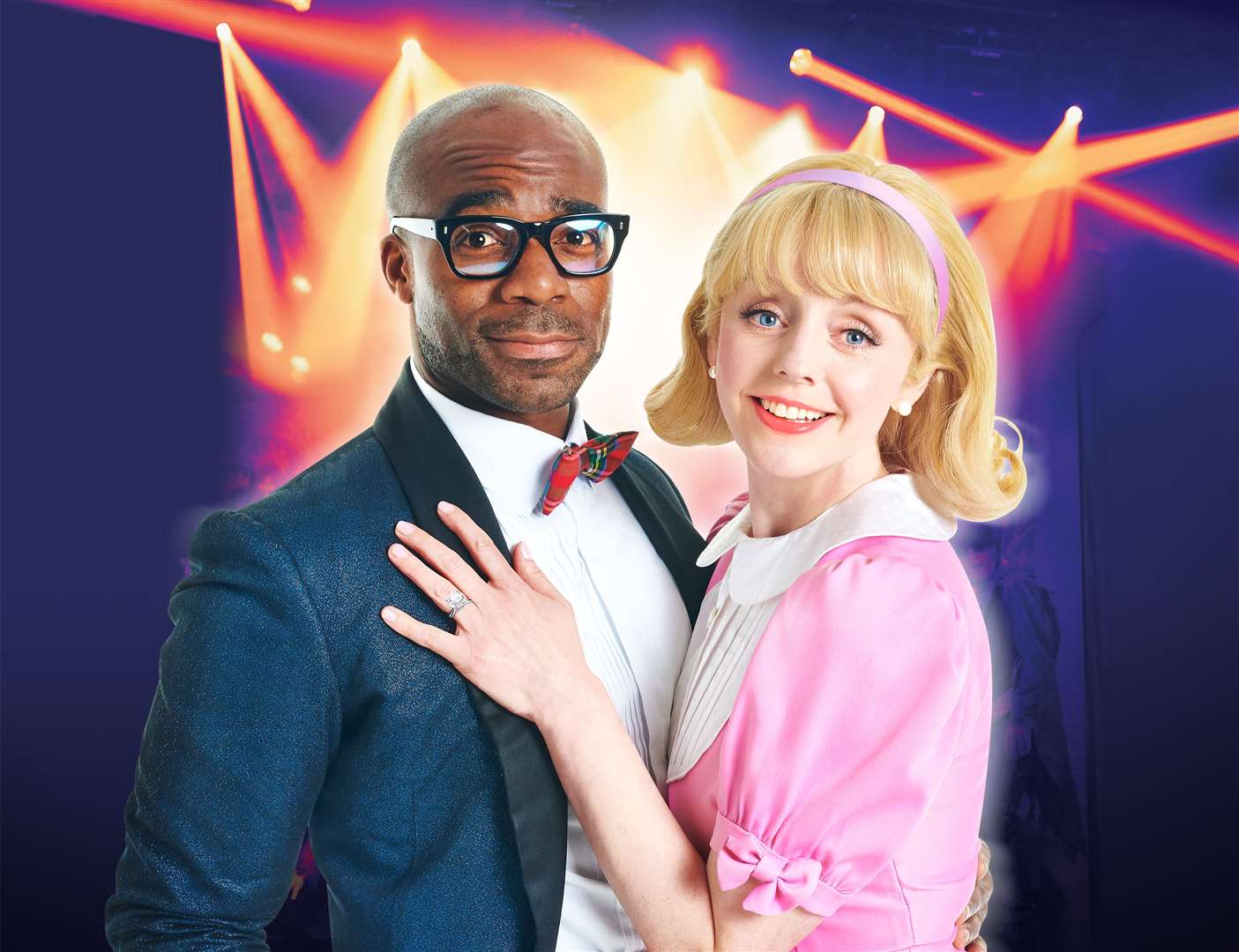 Ore Oduba and Haley Flaherty in Rocky Horror Picture: Shaun Webb