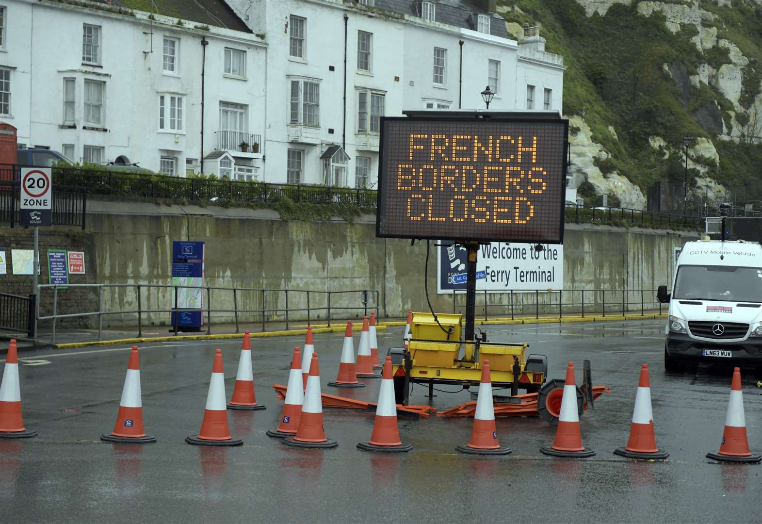 The French will close the border to UK travellers from Saturday. Picture: Barry Goodwin