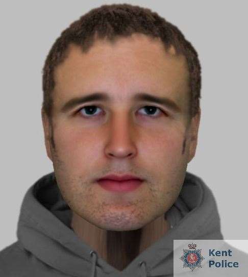 Police are hunting this man following a sex attack in Delce Road, Rochester (46499736)