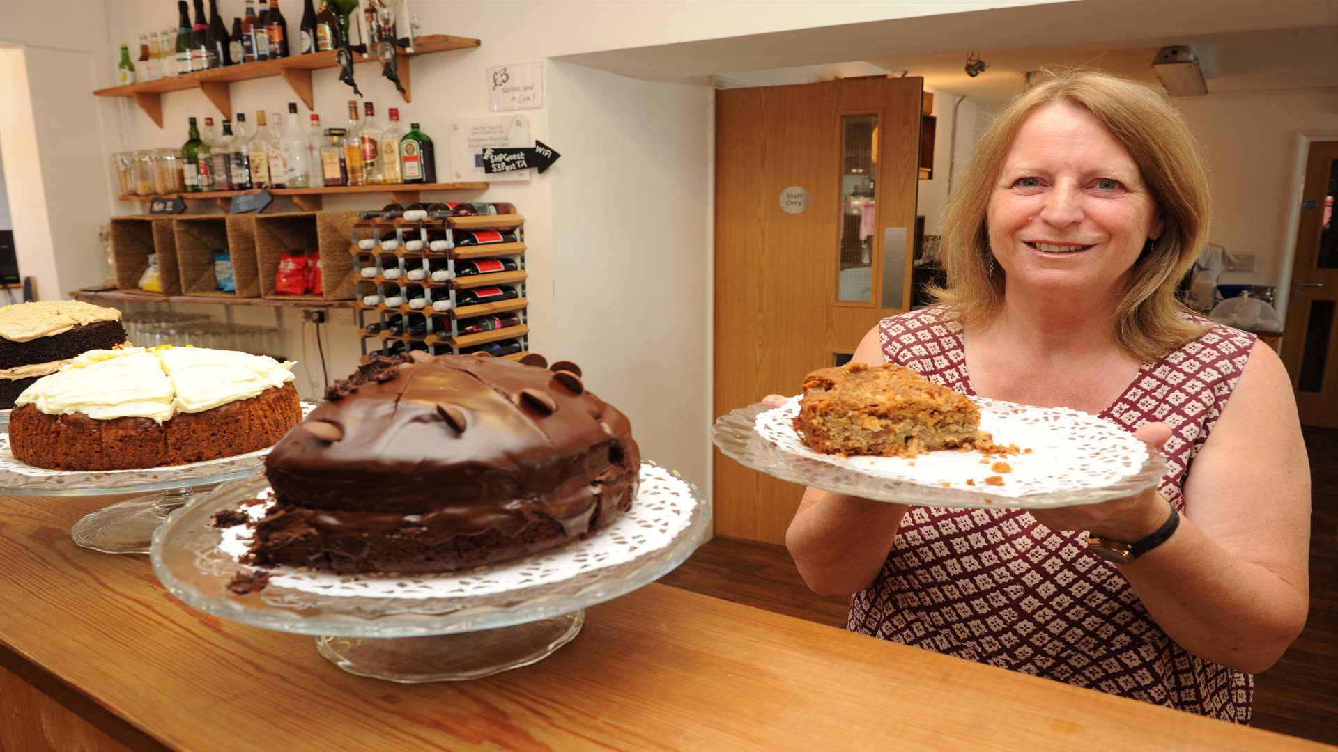Amanda Gransden made cakes for National Sponge Cake Day