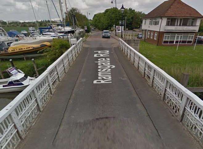 The toll bridge in The Quay, Sandwich. Picture: Google Street View