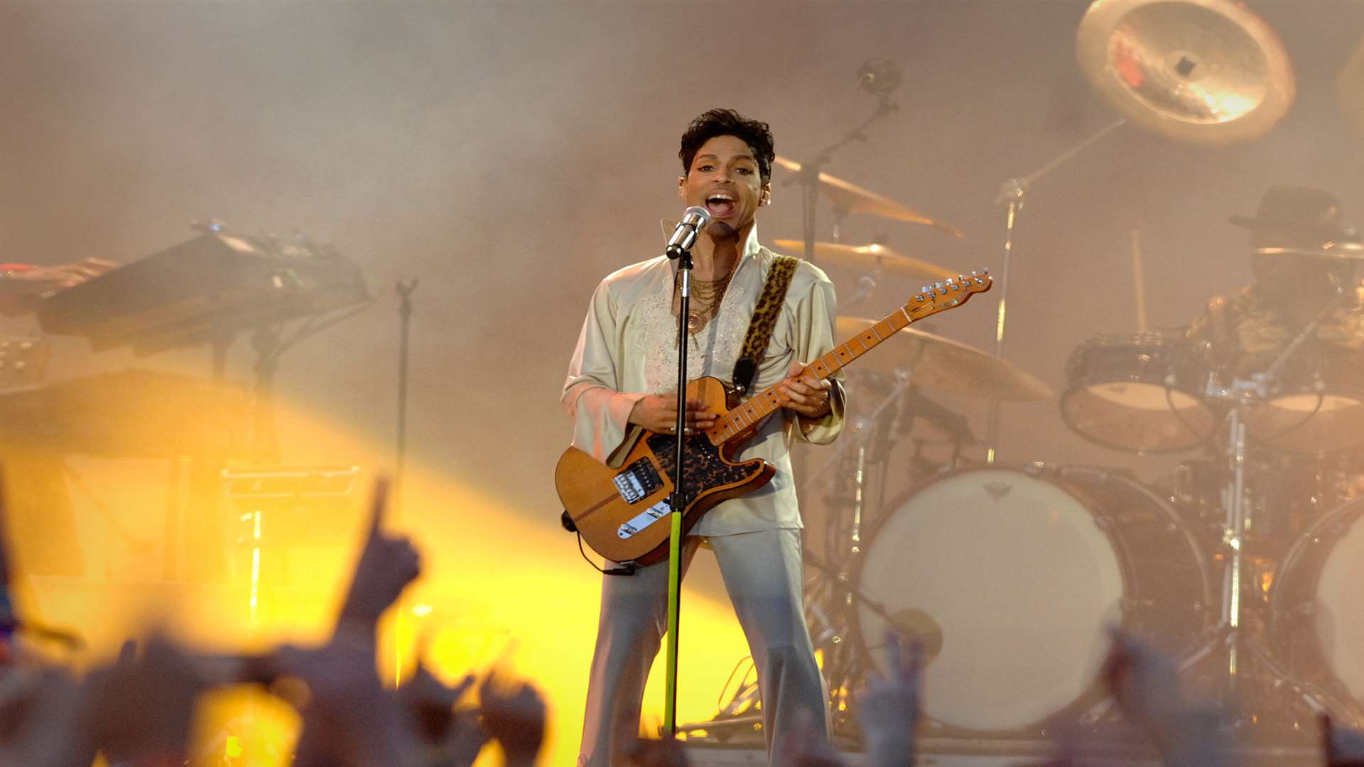 Prince headlines at the Hop Farm music festival Picture: Matthew Walker
