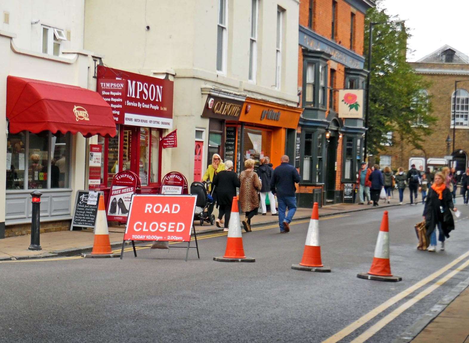 The busiest part of Deal High Street will remain closed to traffic on Saturdays