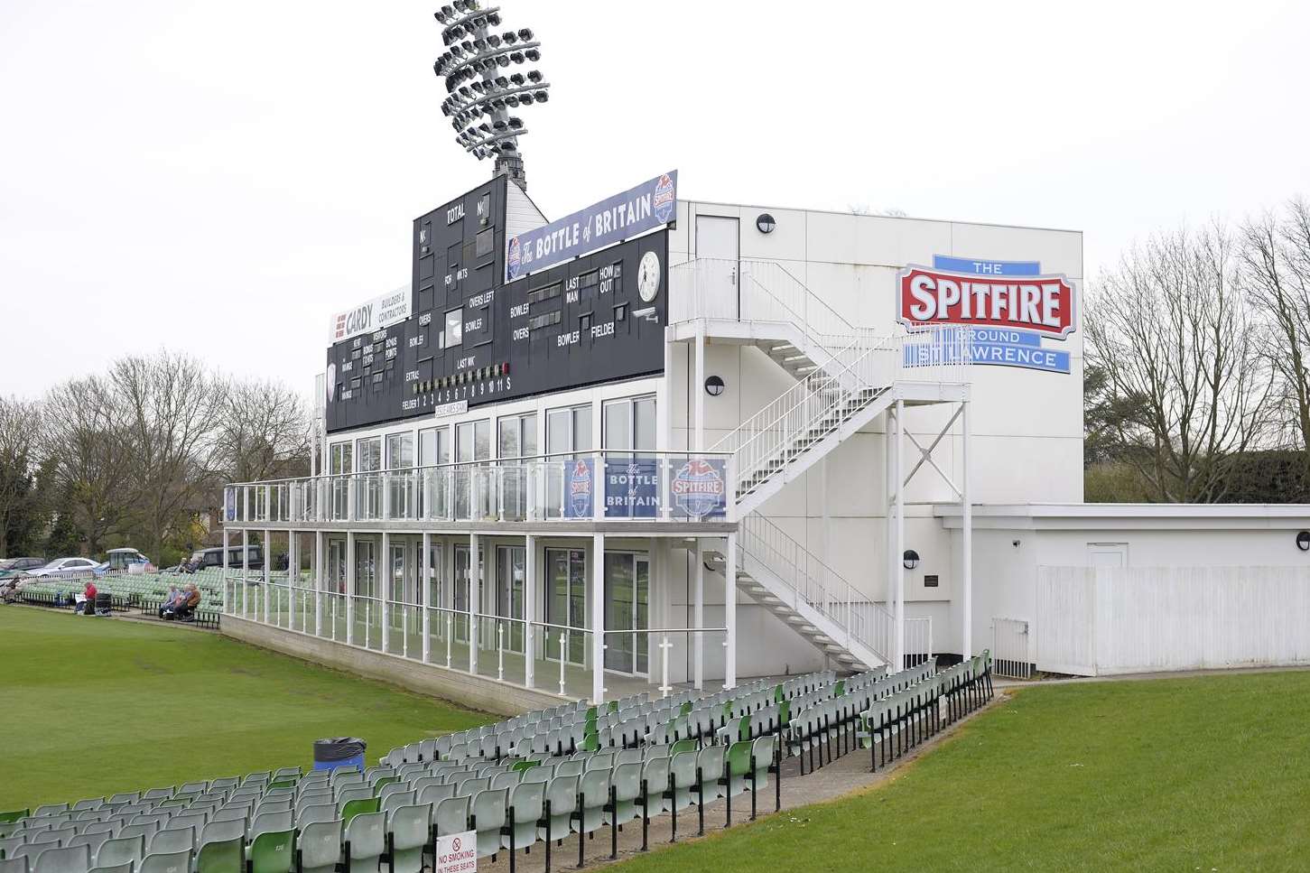 The Spitfire Ground, St Lawrence, Canterbury, where the match will be played