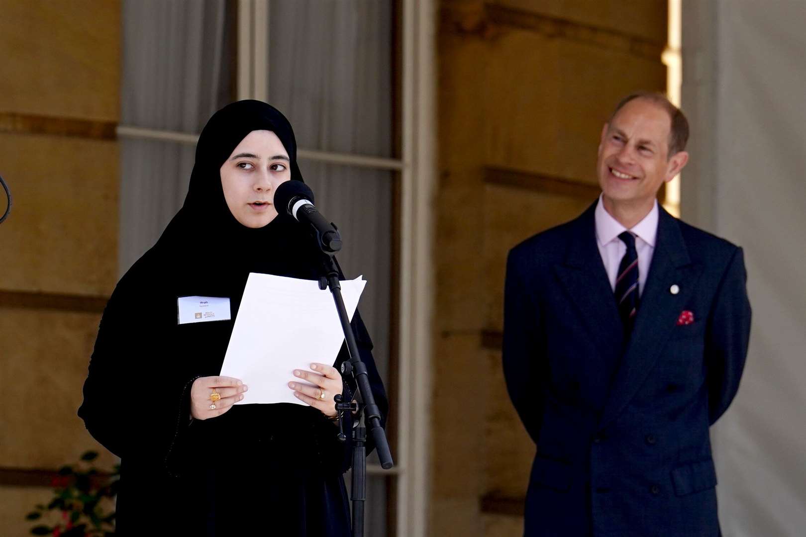 Ifrah Shafiq was among the gold award winners (Jordan Pettitt/PA)