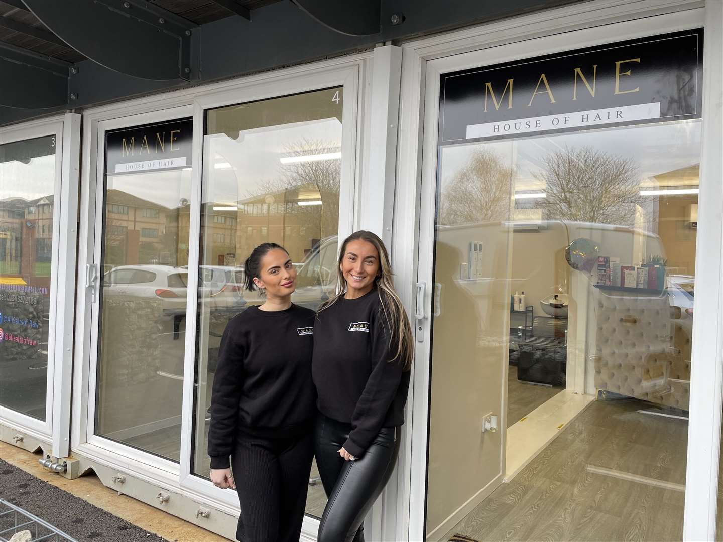From left: Paige and Emily have said opening the shop was the "best decision"