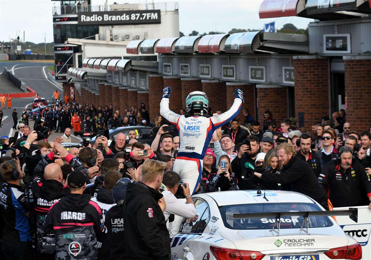 Motorbase will be hoping Ash Sutton can repeat his previous BTCC title triumph in their colours. Picture: Simon Hildrew