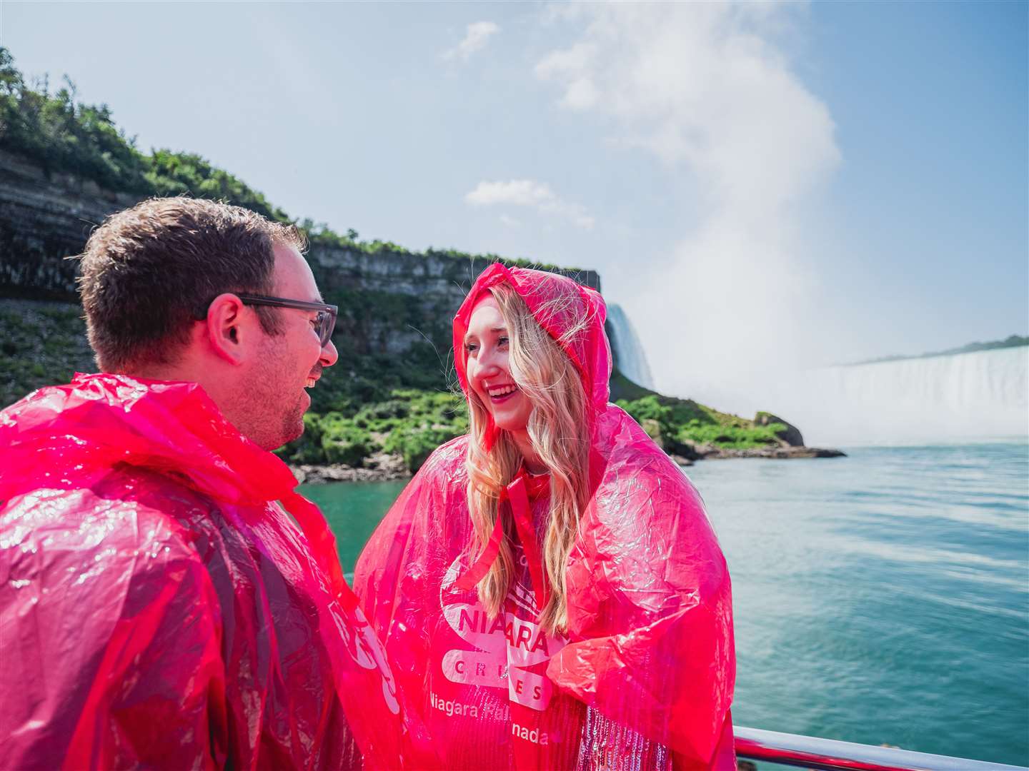 Whitstable couple Becca Collier-Cook with Lewis at Niagara Falls on their wedding day. Picture: Josh Bellingham Photography
