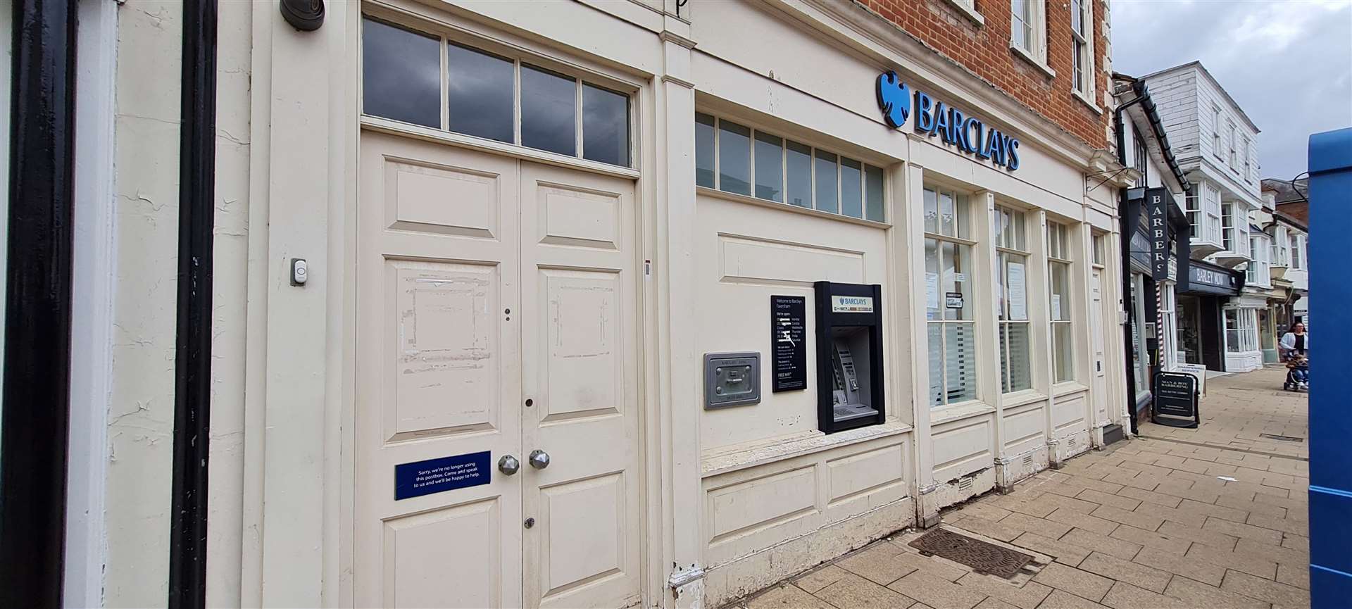 Barclays in Court Street, Faversham, is closing for good