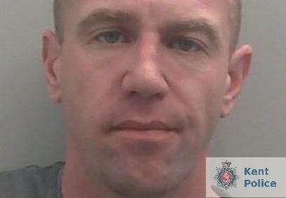 John Saunders who forced a woman to open a safe at knife-point has been jailed for . Picture: Kent Police