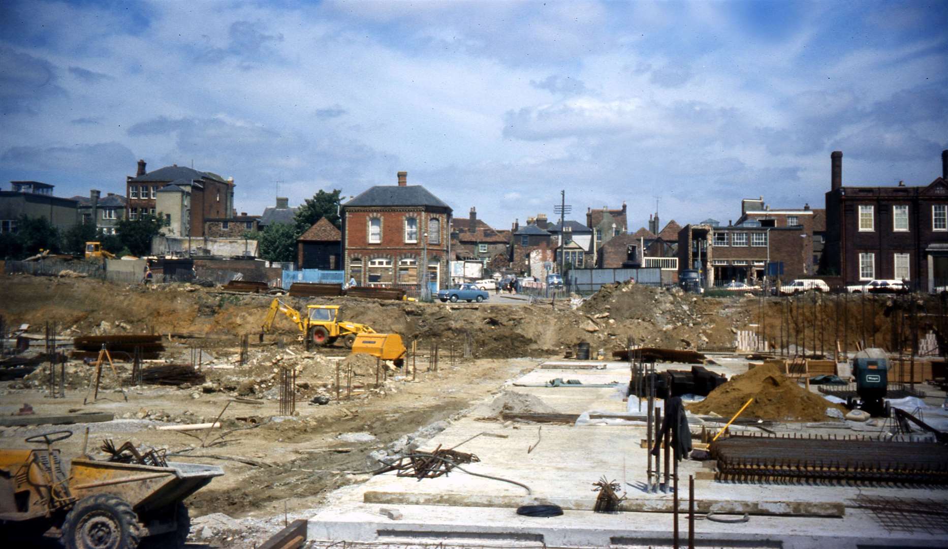 The Tufton Centre site in 1973. Picture: Steve Salter