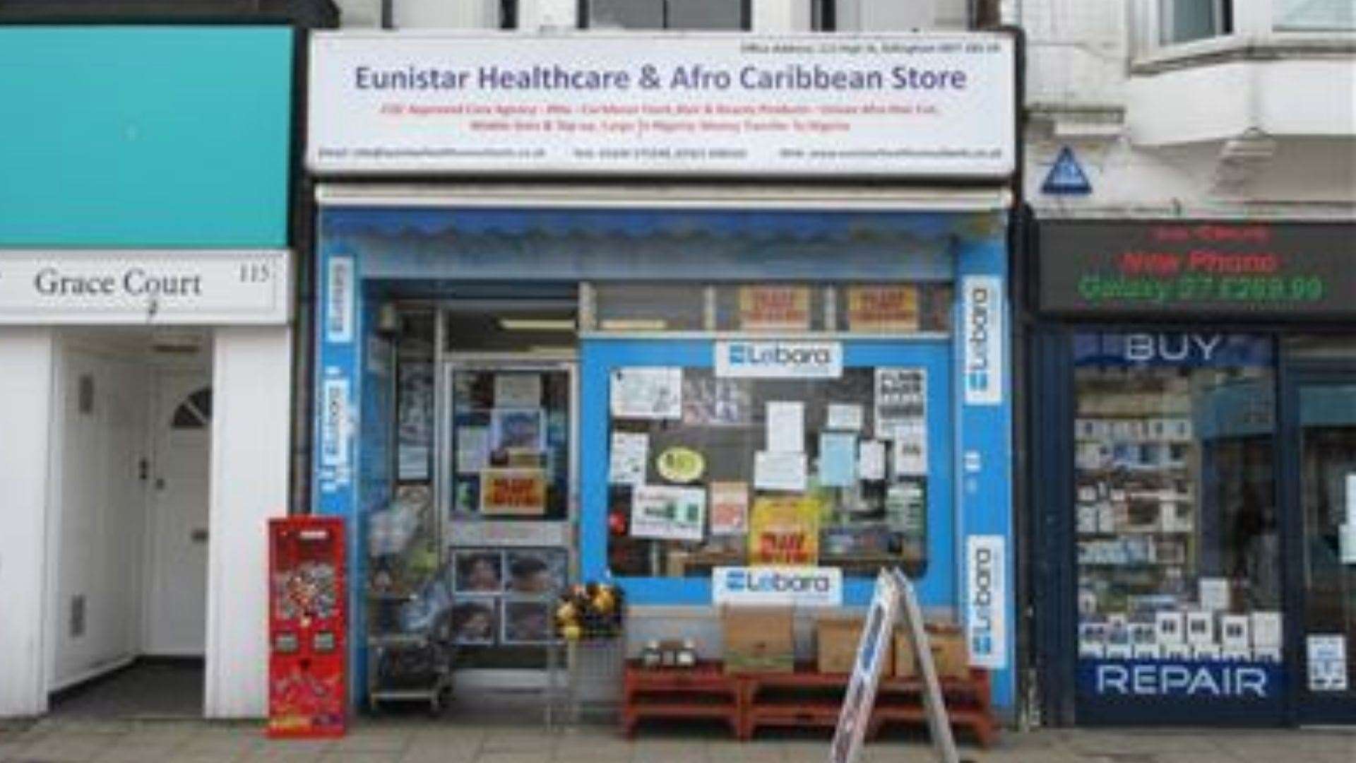 Eunistar Healthcare and Afro-Caribbean shop