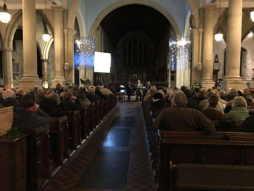 More than 170 people gathered at St Mary of Charity Church. Picture: Harold Goodwin (6735747)