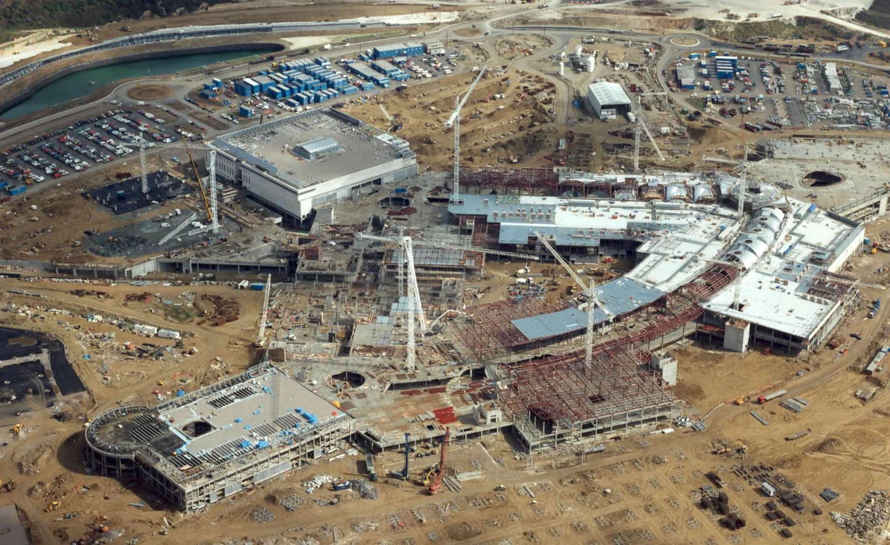 Early days of construction from September 1997