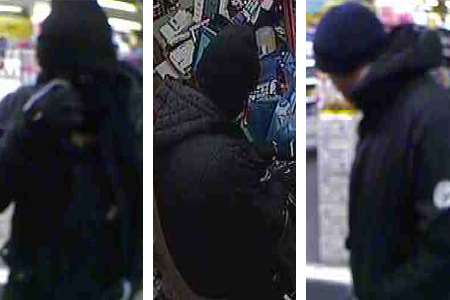 CCTV images of three people sought in connection with a robbery at a newsagents in Tunbridge Wells
