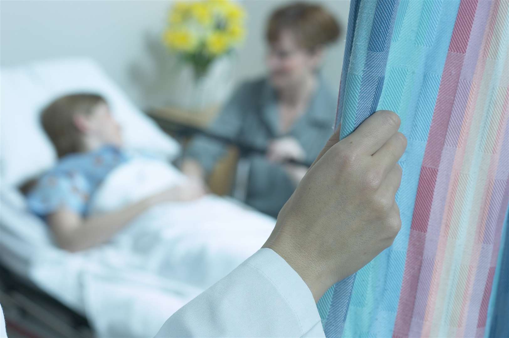 Over a third of staff say the hospitals don't put patient care first. Stock image