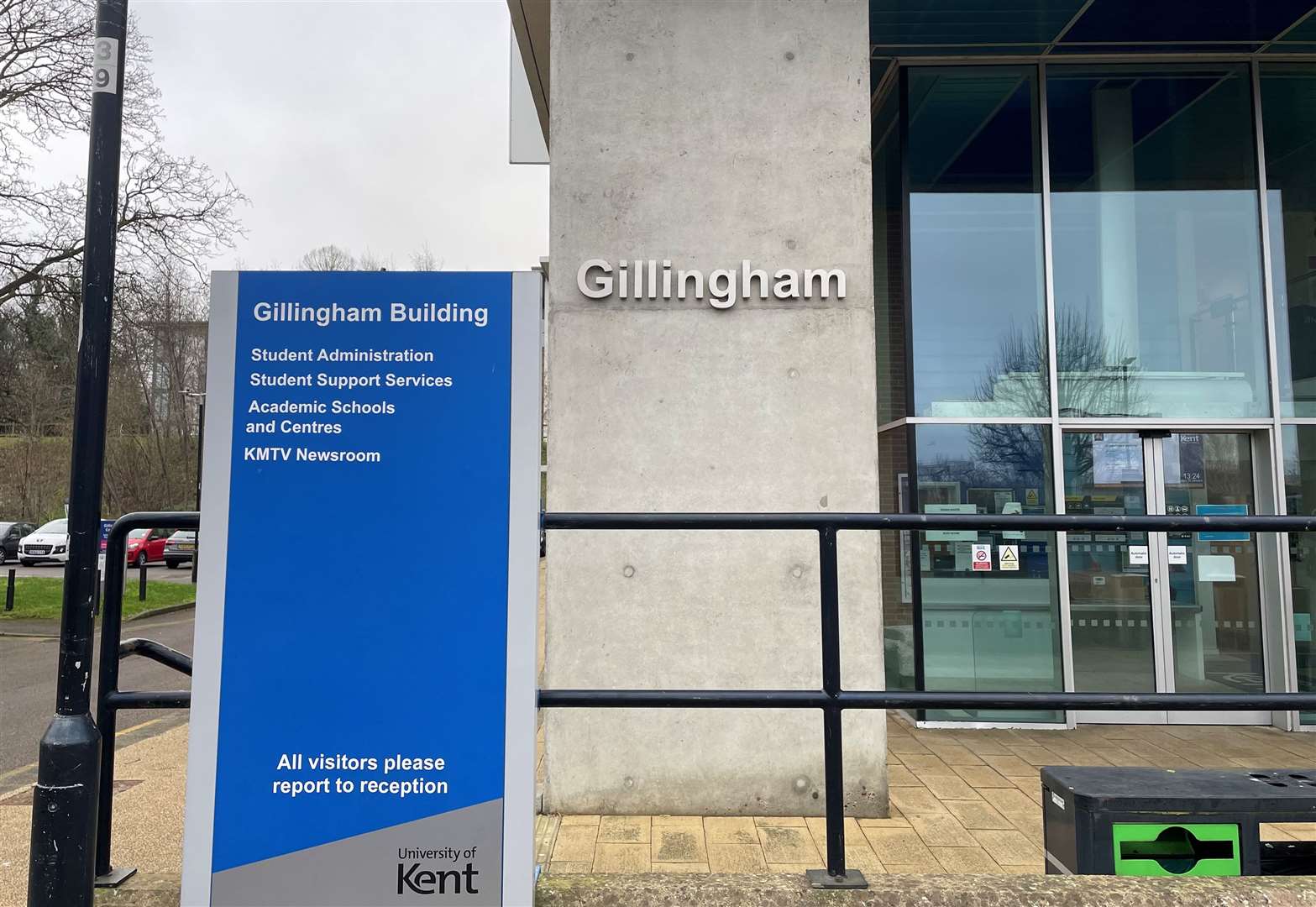 Gillingham Building at the University of Kent, in Chatham. Stock picture