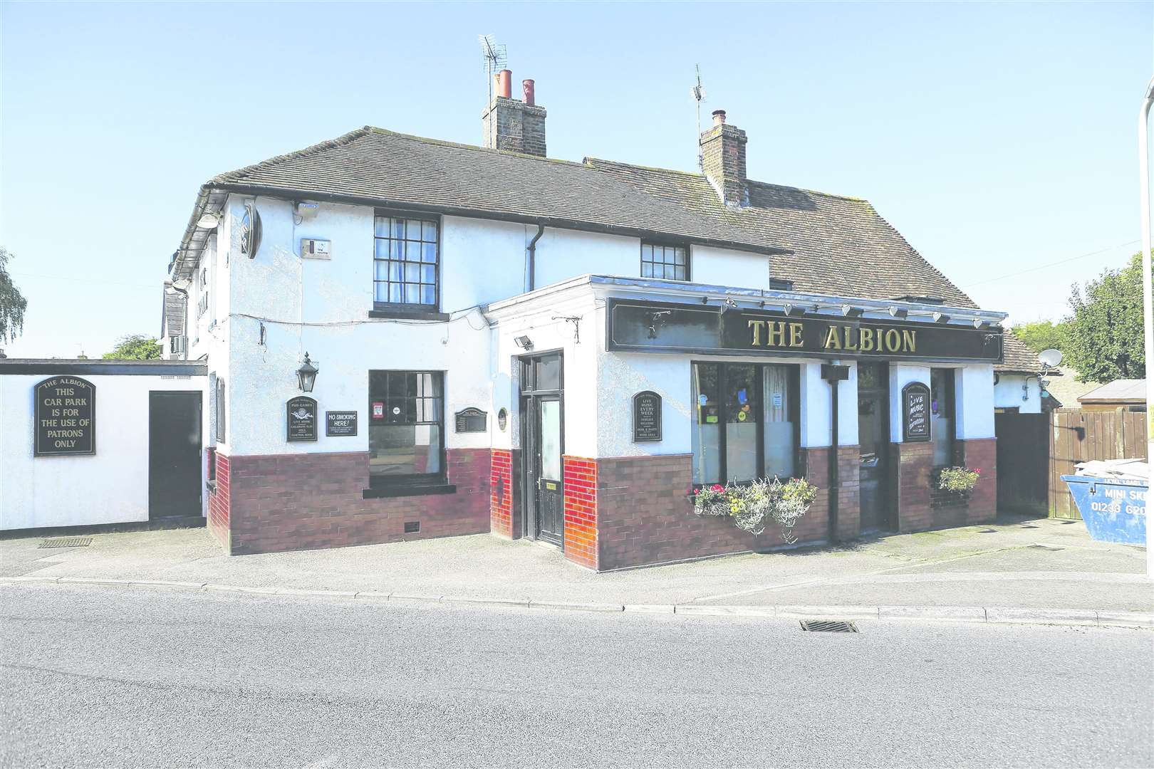The Albion Pub, where FatBadger's last concert will take place.