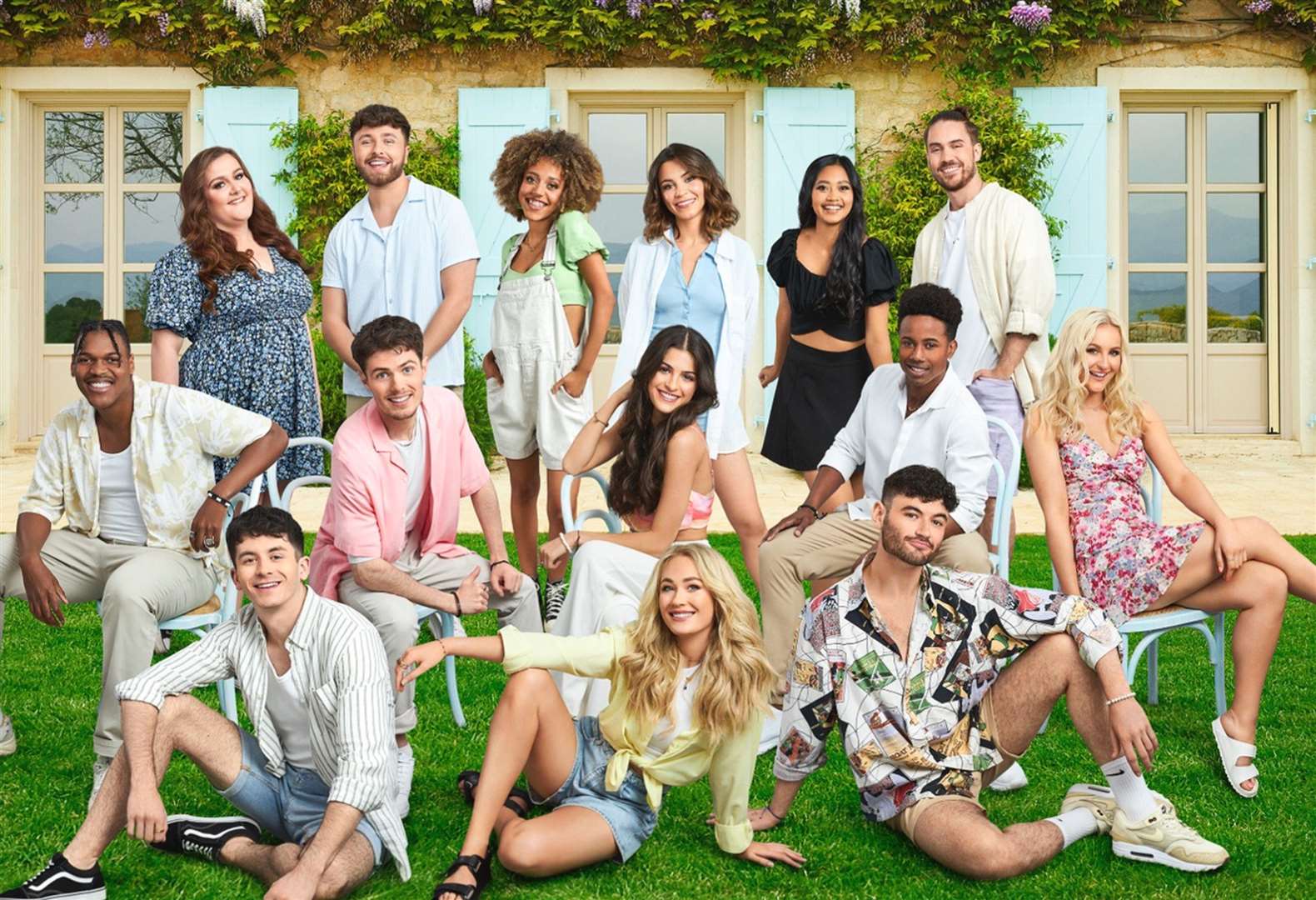 The 14 performers taking part in ITV’s Mamma Mia! I Have a Dream. Picture: ITV