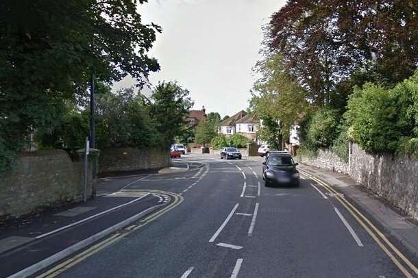 The young man was found with serious head injuries in Boxley Road, Maidstone. Picture: Google Street View