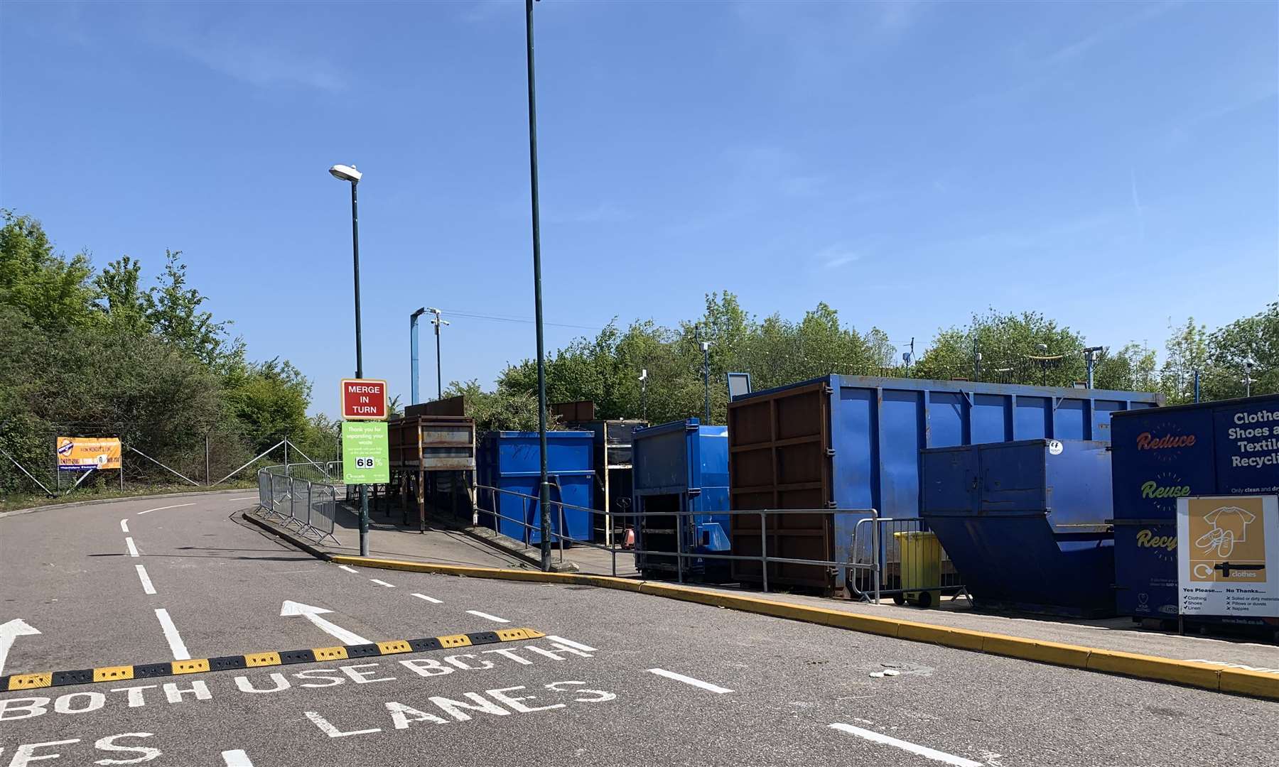 Cuxton tip and recycling centre. Stock picture